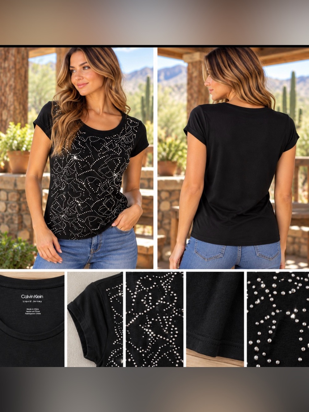 Calvin Klein liquid tee pp 22